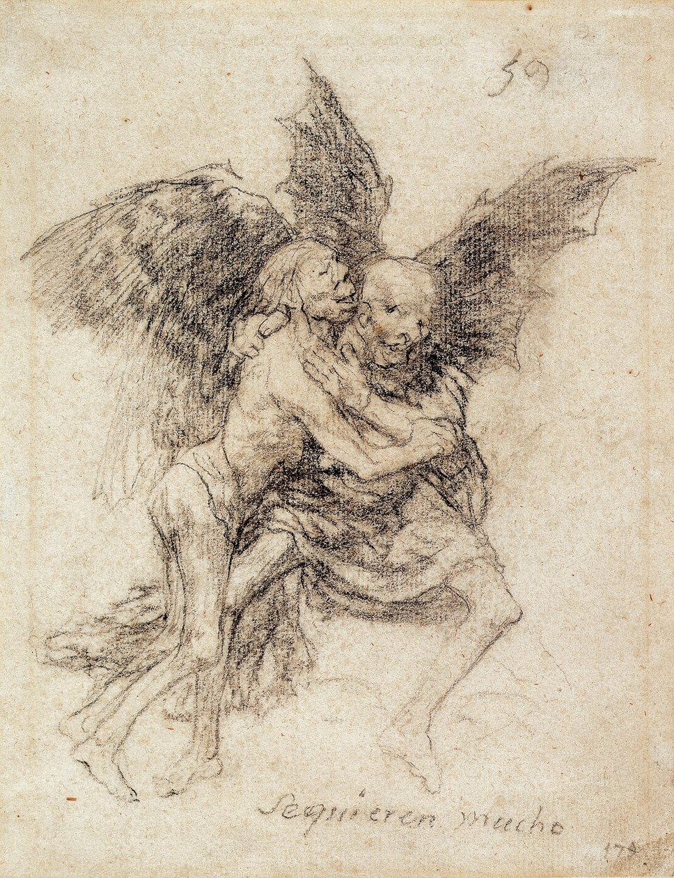 Se quieren mucho (he rakastavat toisiaan kovasti) tekijältä Francisco de Goya