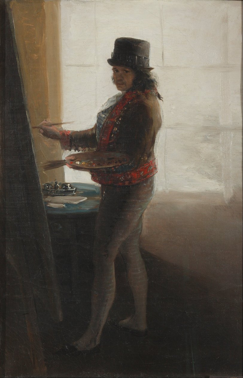Omakuva studiossa tekijältä Francisco de Goya