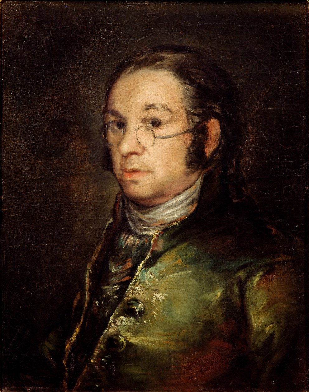 Omakuva laseilla tekijältä Francisco de Goya
