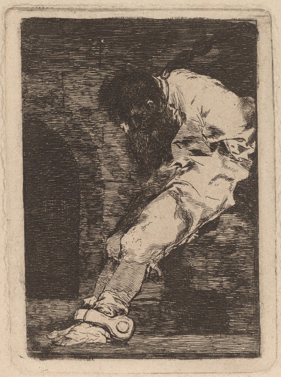 Jos hän on rikollinen, mitä? muera presto (Jos hän on syyllinen, anna hänen kuolla nopeasti) tekijältä Francisco de Goya