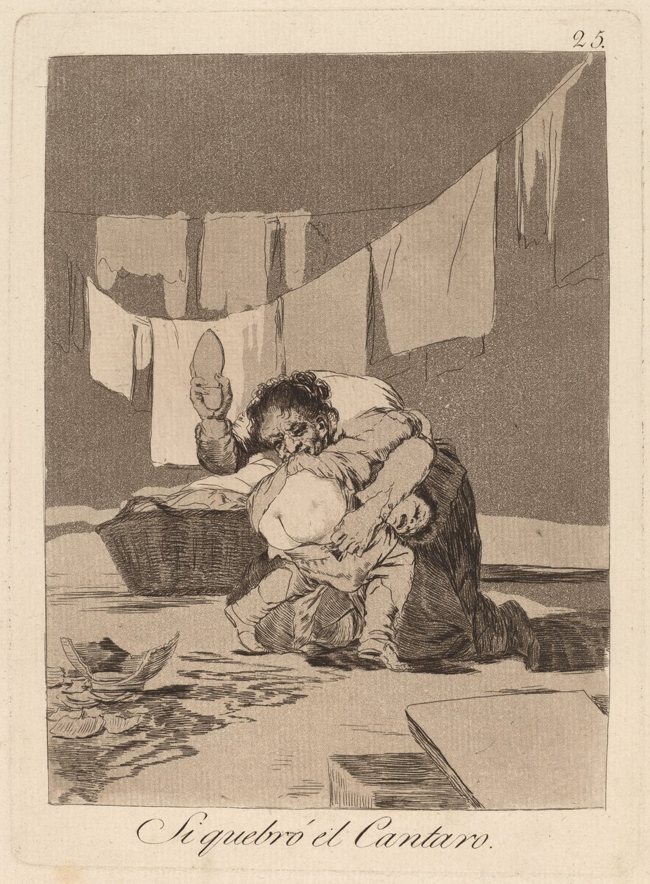 Jos rikon potin (Kyllä, rikoin potin) tekijältä Francisco de Goya
