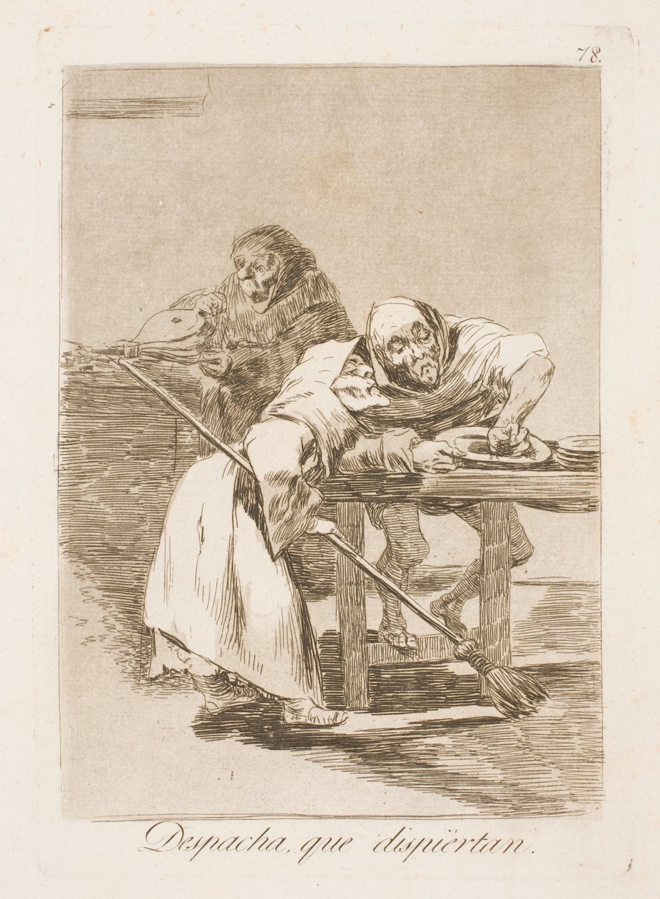 Kiirehdi, he heräävät! tekijältä Francisco de Goya