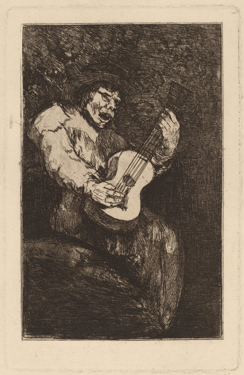 Sokea laulaja tekijältä Francisco de Goya