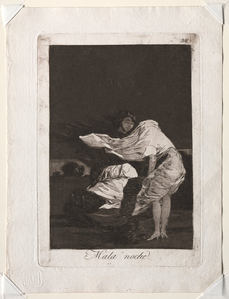 Caprichot: Huono yö tekijältä Francisco de Goya
