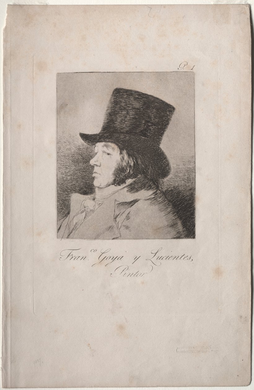 Caprichot: Goyan muotokuva tekijältä Francisco de Goya