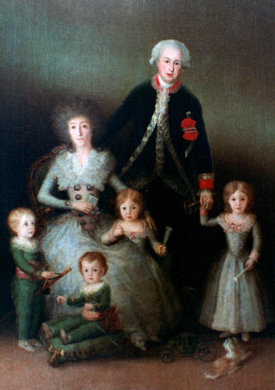 Osunan herttua perheineen, 1788 tekijältä Francisco de Goya