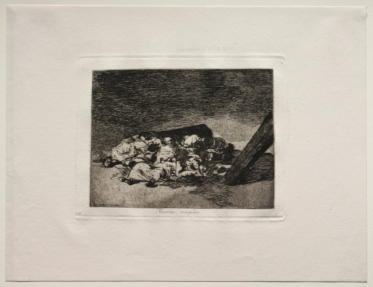 Sodan kauhut: Kuolleiden sato. tekijältä Francisco de Goya