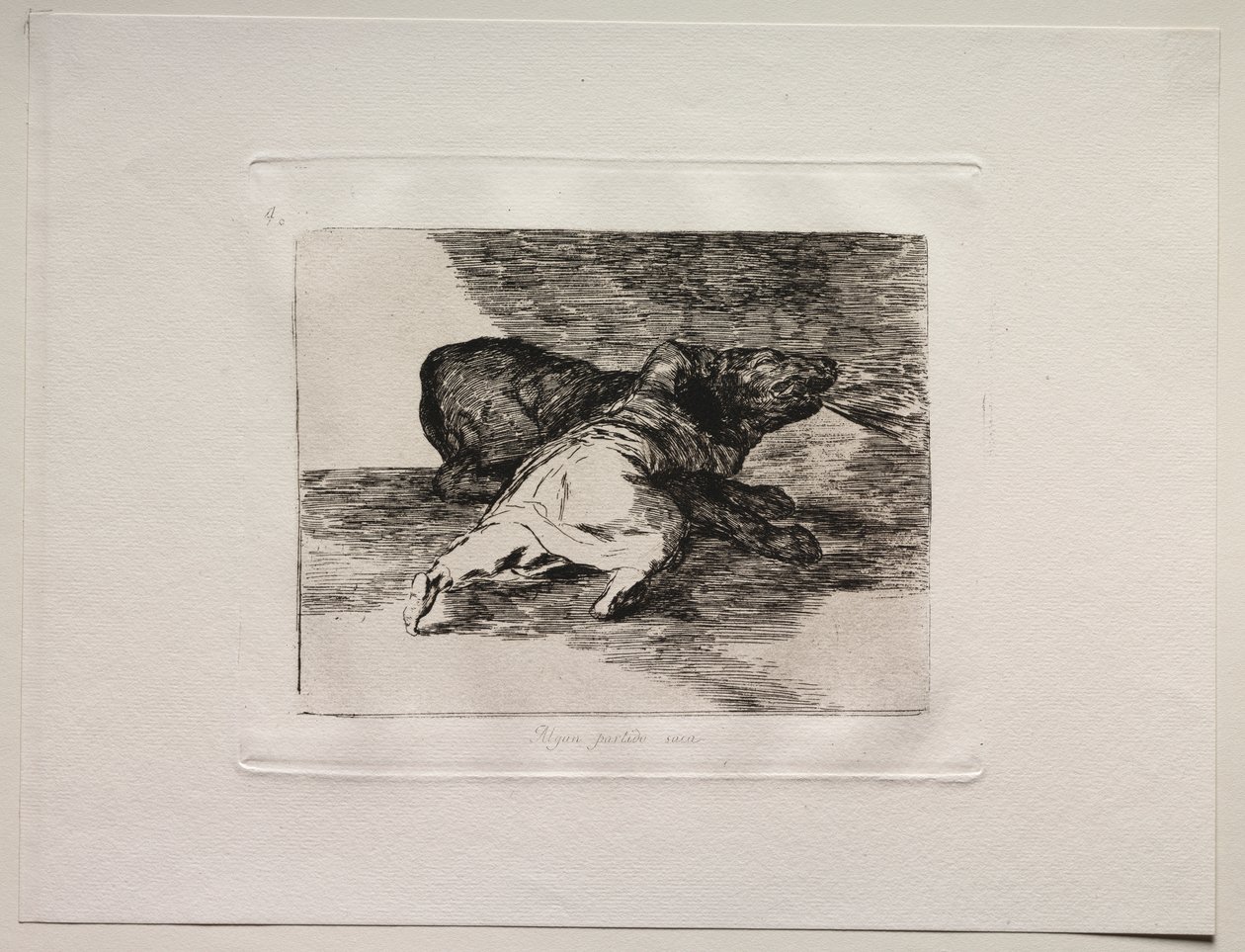Sodan kauhut: Hän saa siitä jotain irti. tekijältä Francisco de Goya
