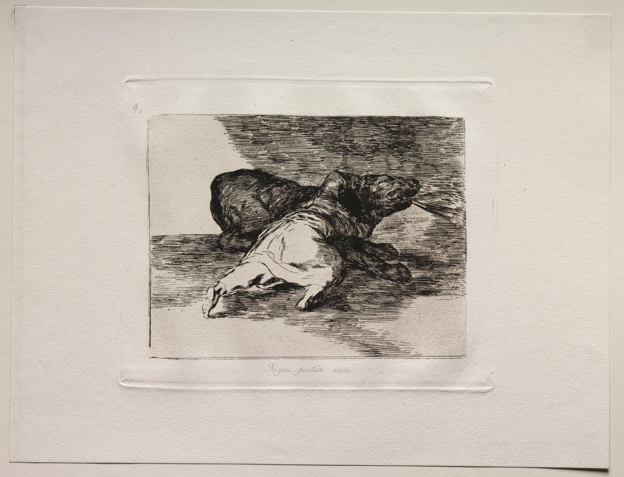 Sodan kauhut: Hän saa siitä jotain irti.. tekijältä Francisco de Goya