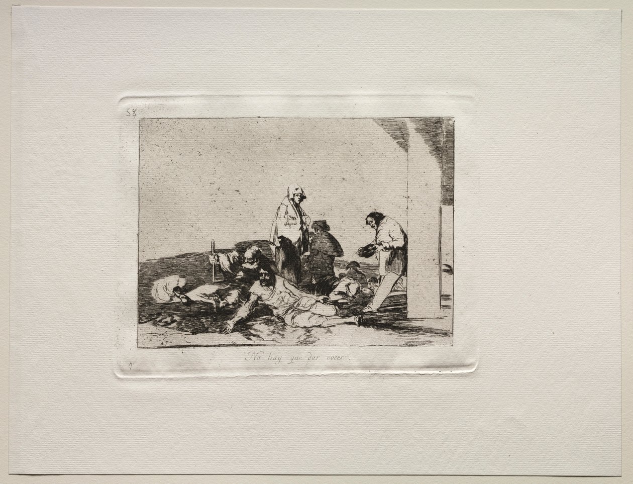 Sodan kauhut: turha itkeä. tekijältä Francisco de Goya