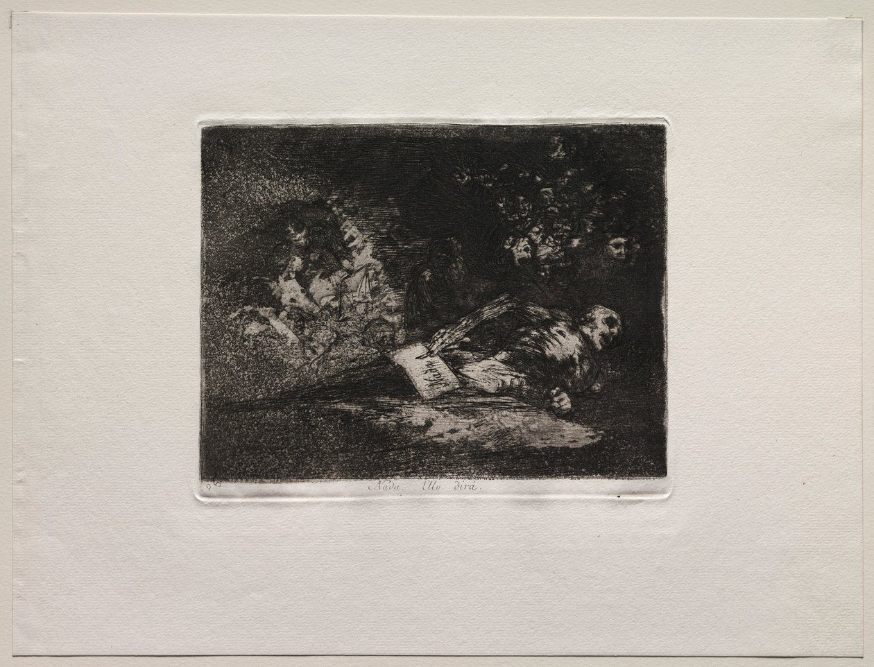 Sodan kauhut: Ei mitään. Tapahtuma kertoo. tekijältä Francisco de Goya