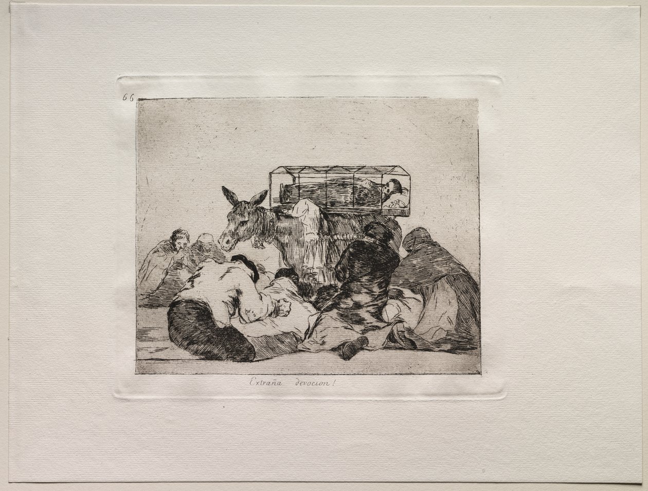 Sodan kauhut: Outoa omistautumista! tekijältä Francisco de Goya