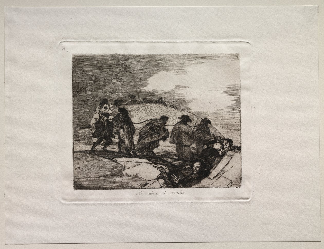 Sodan kauhut: He eivät tiedä tietä tekijältä Francisco de Goya