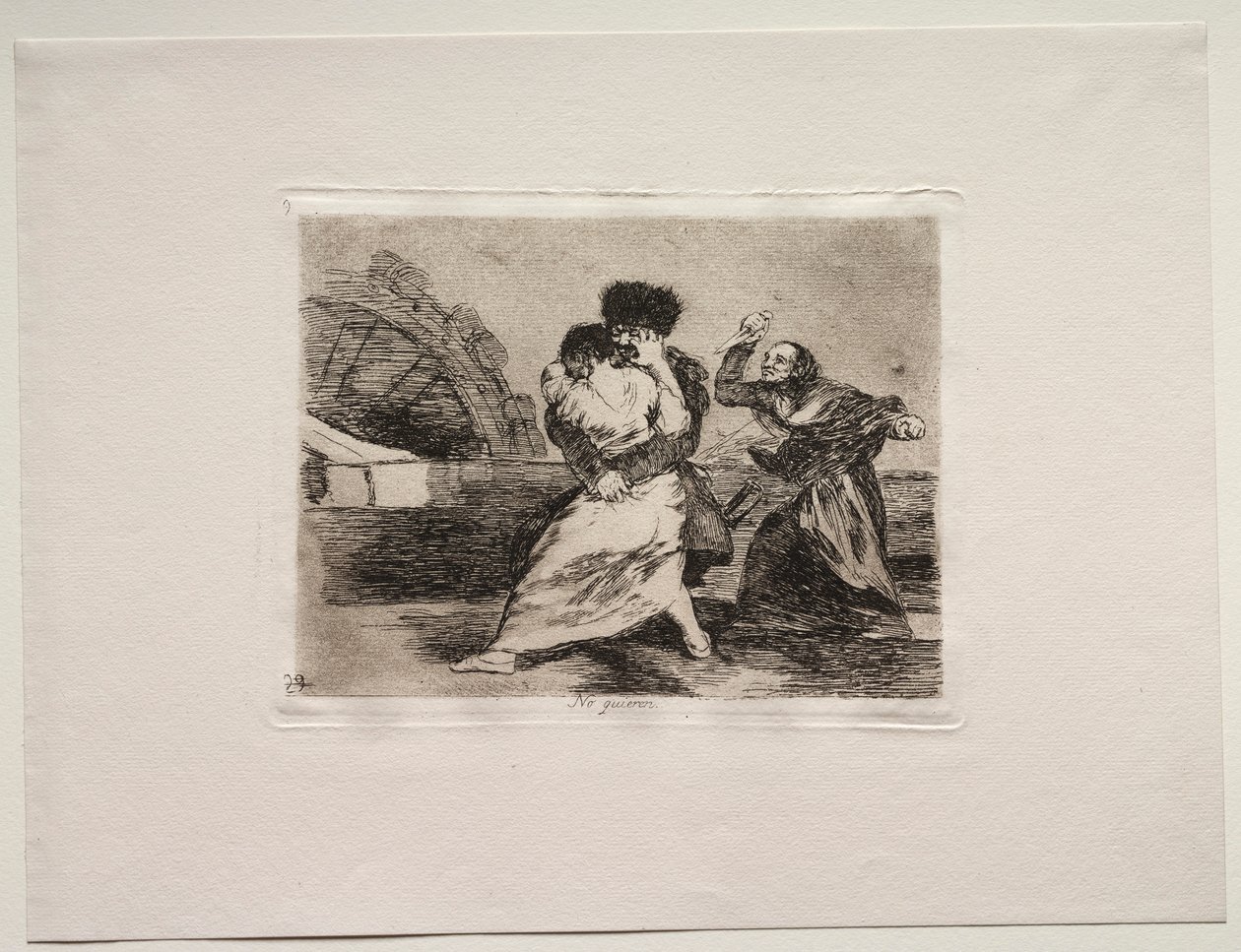 Sodan kauhut: He eivät pidä siitä. tekijältä Francisco de Goya