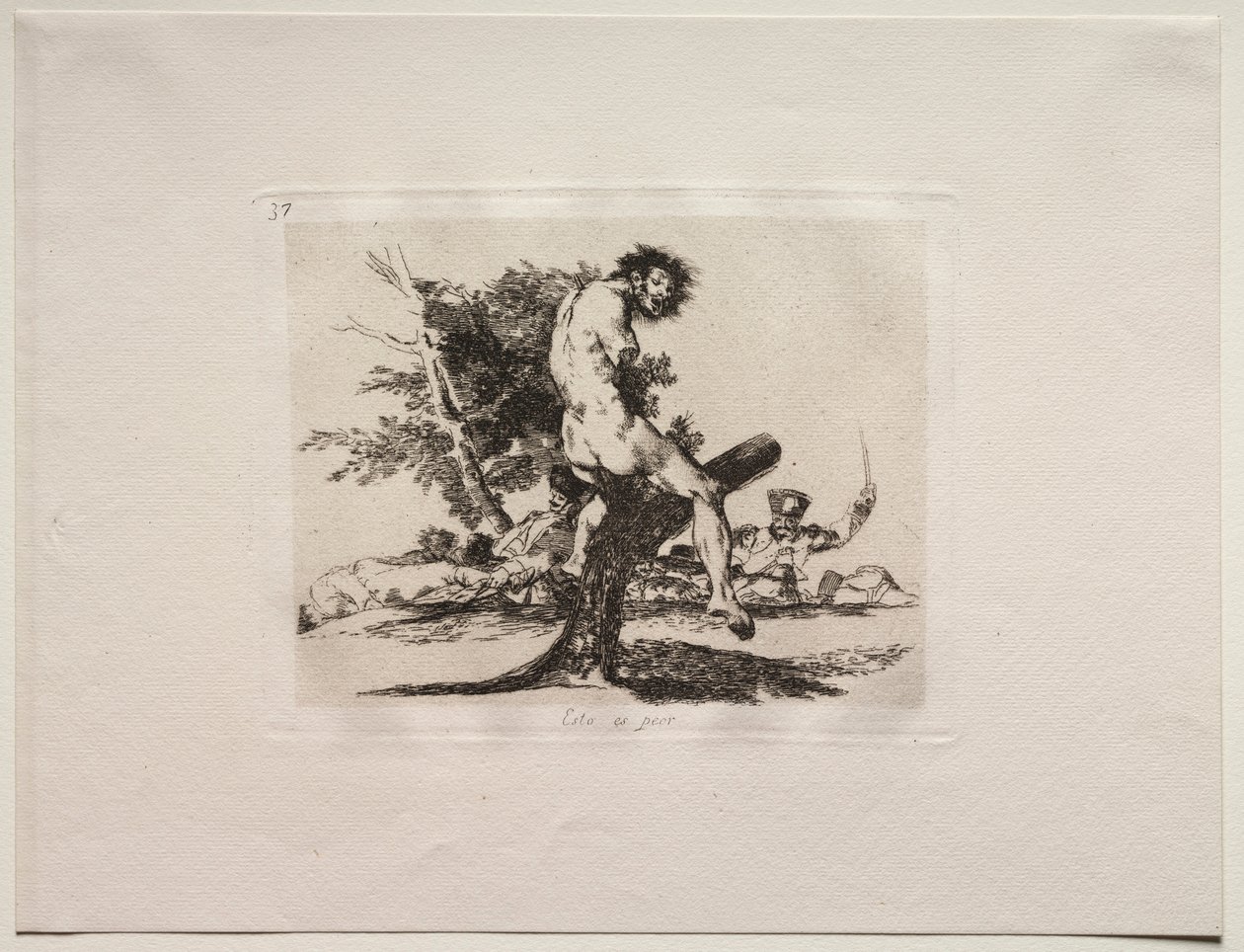 Sodan kauhut: Tämä on pahempaa. tekijältä Francisco de Goya