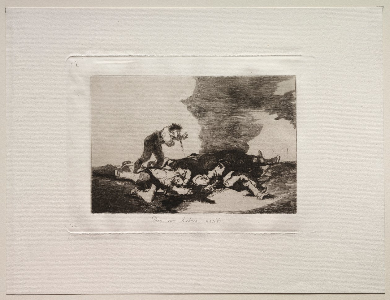 Sodan kauhut: Tätä varten olet syntynyt. tekijältä Francisco de Goya
