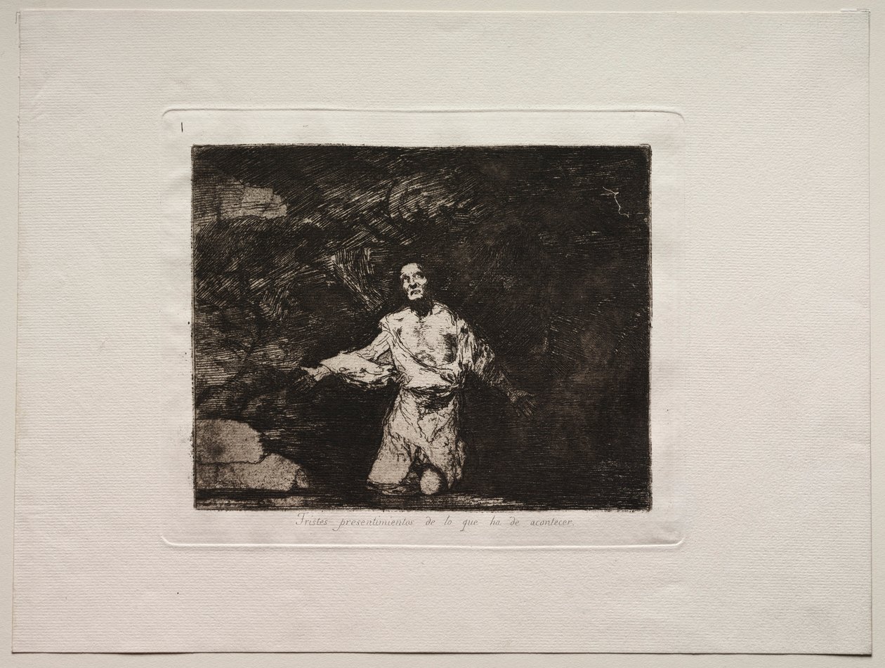 The Horrors of War: Otsikkosivu - Surullisia aavistuksia siitä, mitä tulee tapahtumaan. tekijältä Francisco de Goya