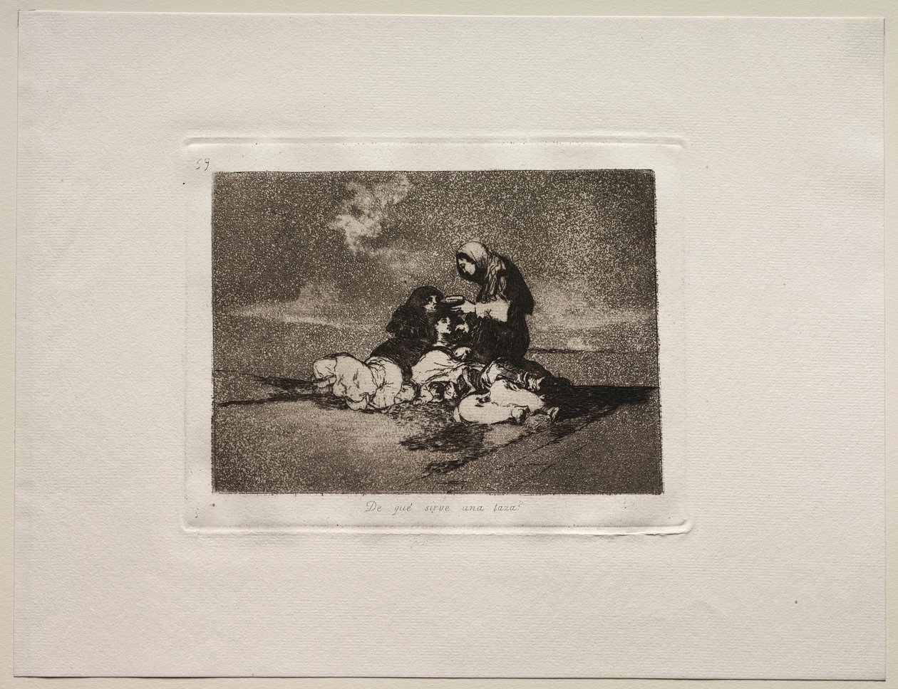 Sodan kauhut: Mitä hyötyä kupista on. tekijältä Francisco de Goya