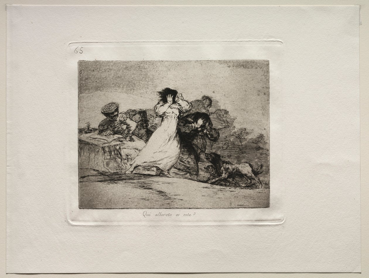 The Horrors of War: Mikä tämä Hubbub on. tekijältä Francisco de Goya