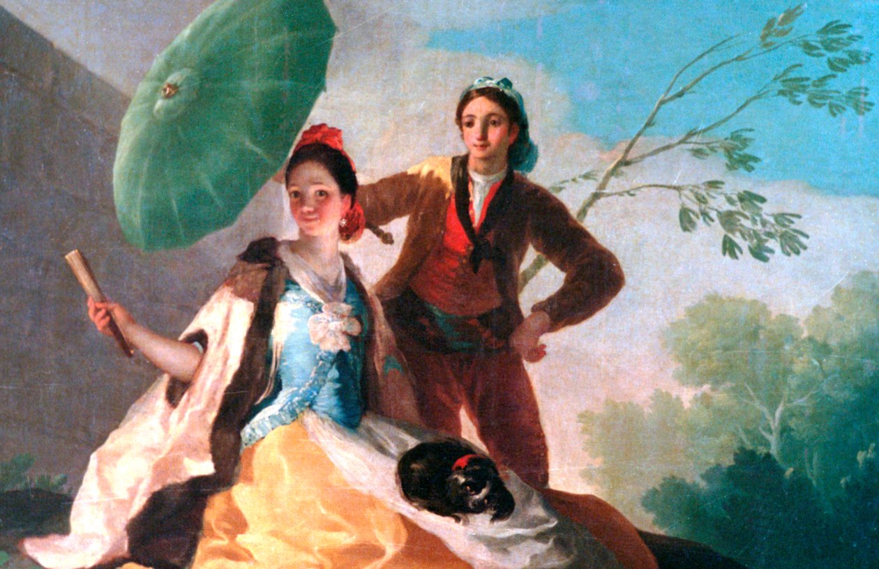 Aurinkovarjo, 1777 tekijältä Francisco de Goya