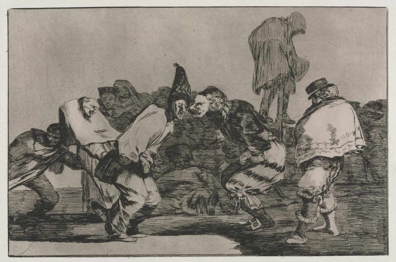 Sananlaskut: Carnival Folly, 1864. tekijältä Francisco de Goya