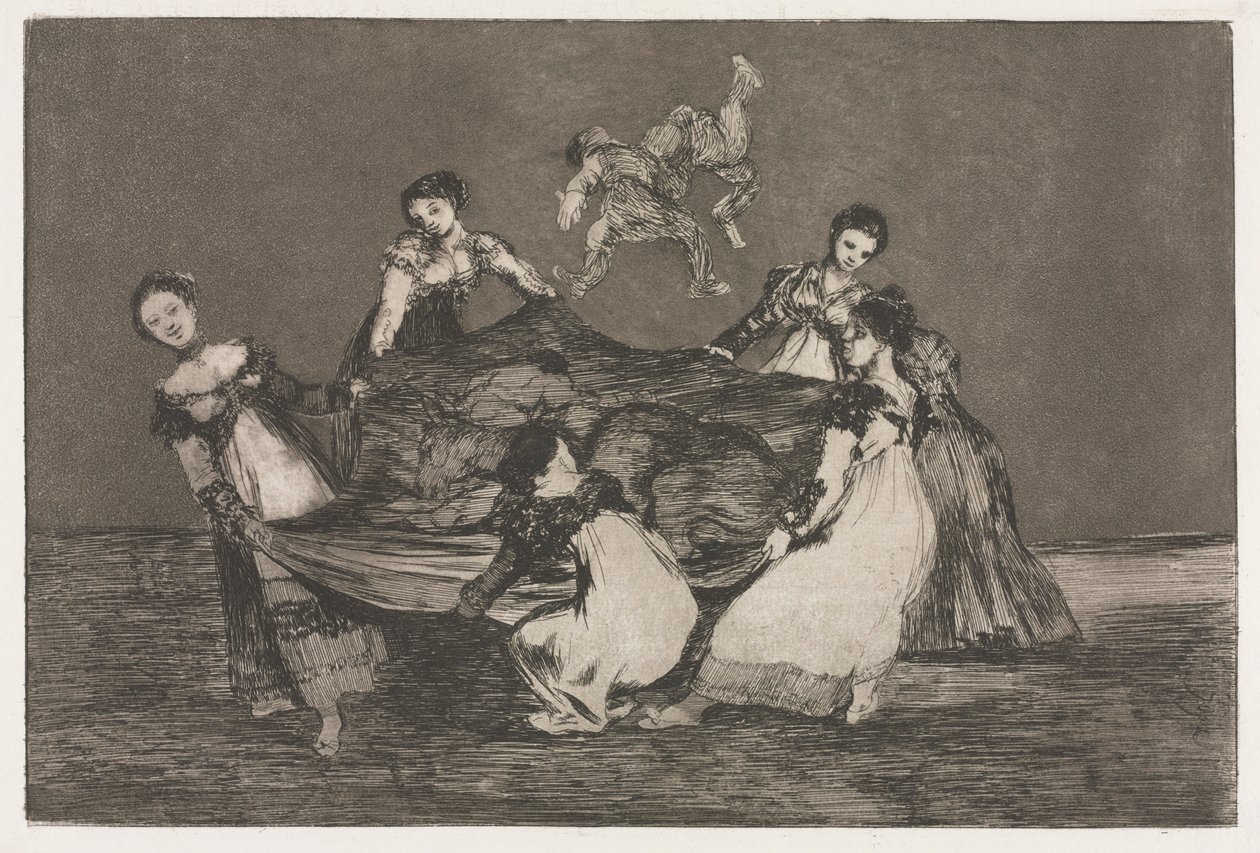 Sananlaskut: Feminine Folly, 1864. tekijältä Francisco de Goya