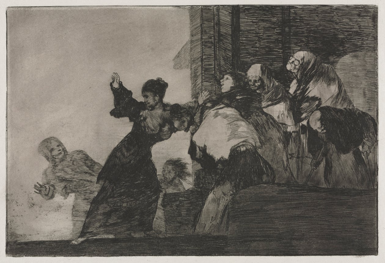 Sananlaskut: Huono hulluus, 1864. tekijältä Francisco de Goya