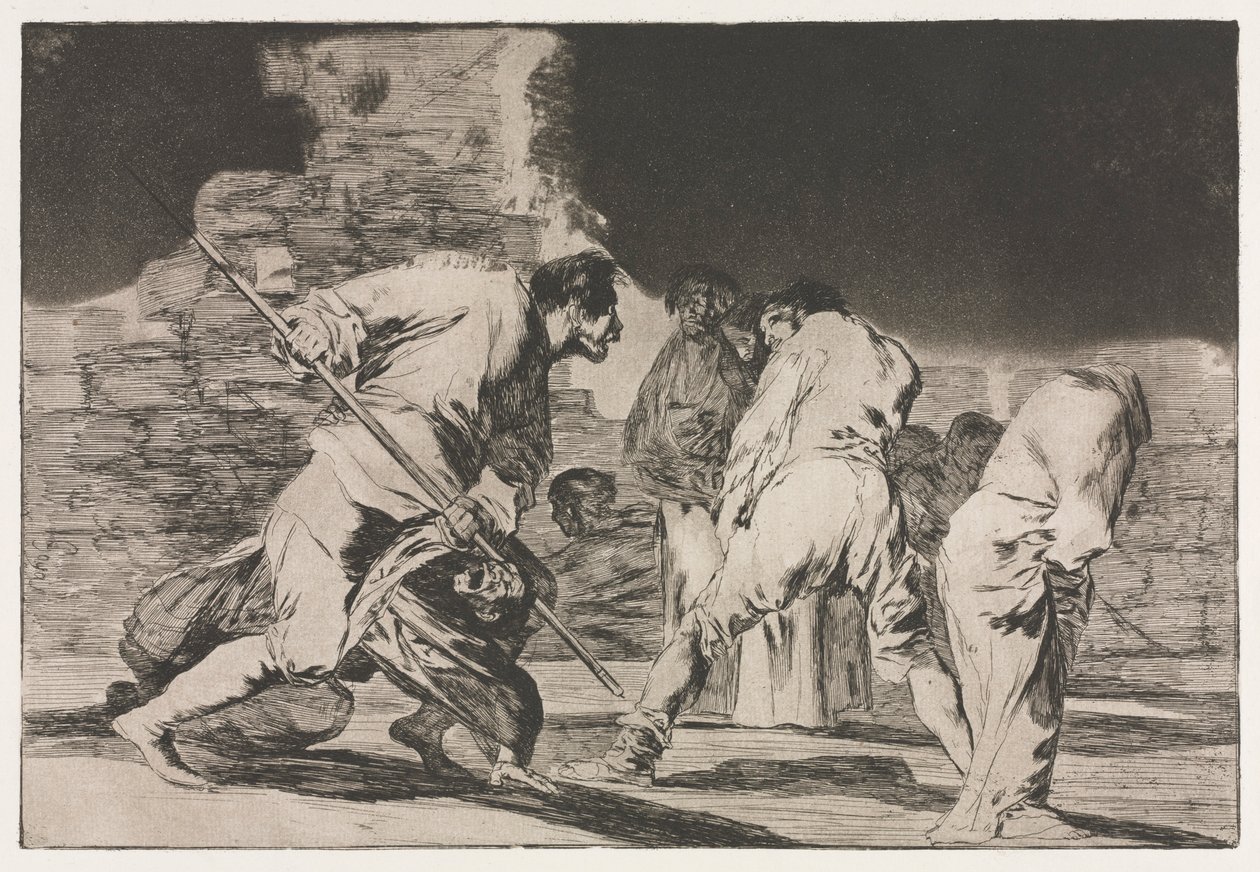 Sananlaskut: Raivon hulluus, 1864. tekijältä Francisco de Goya