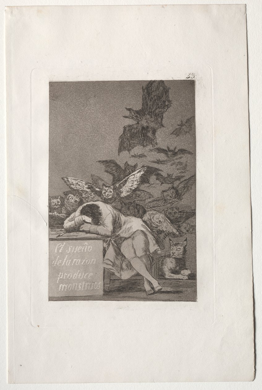 Järjen uni tuottaa hirviöitä tekijältä Francisco de Goya