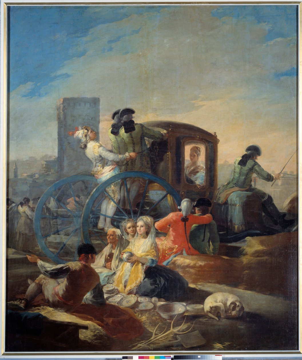 Astian jälleenmyyjä. Francisco De Goyan maalaus (1746-1828) tekijältä Francisco de Goya