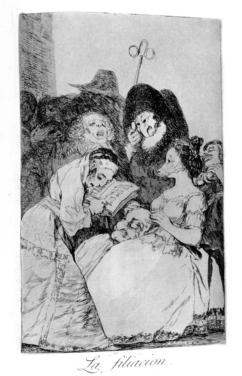 Sukuliitto, 1799 tekijältä Francisco de Goya