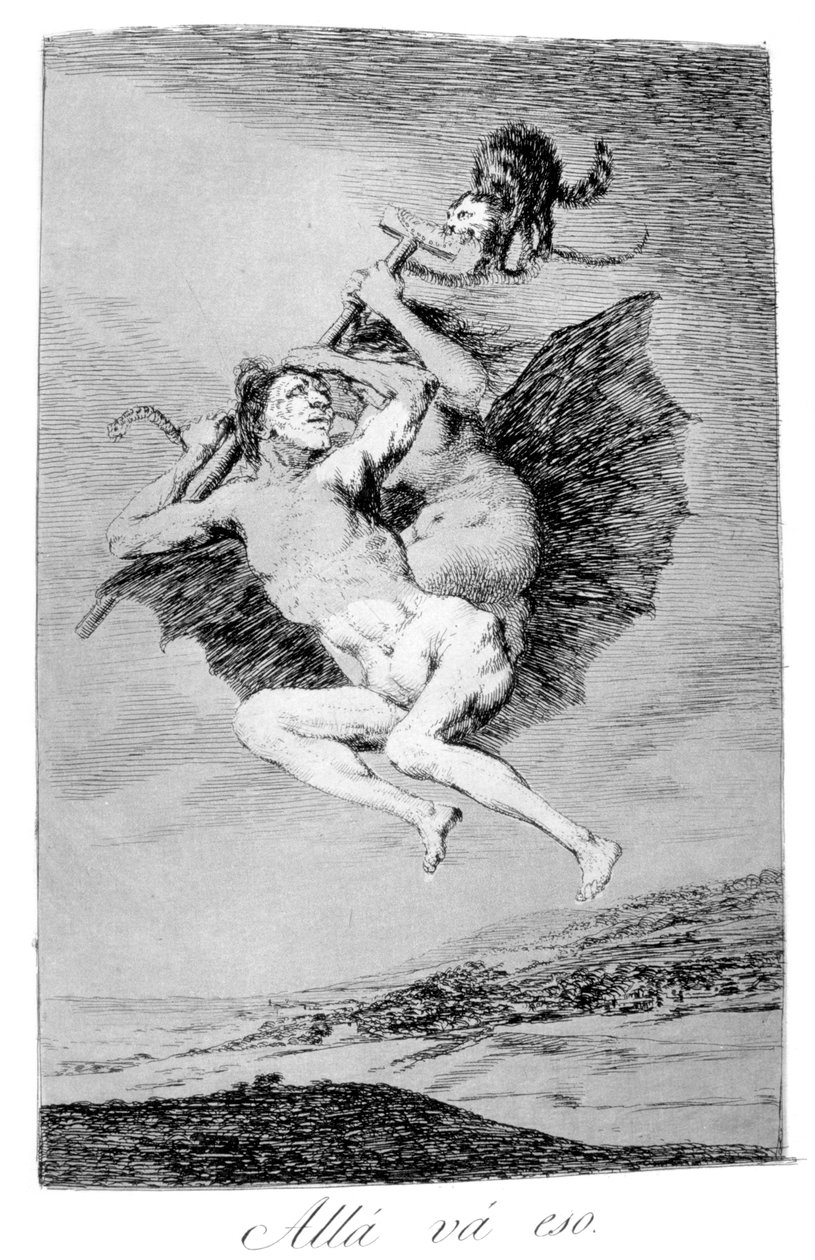 Siitä se lähtee, 1799 tekijältä Francisco de Goya