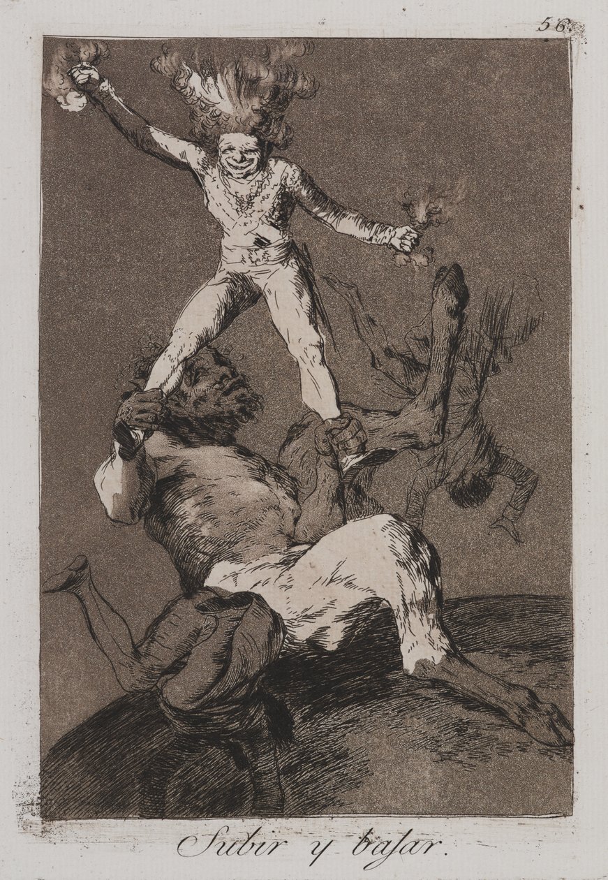 Nousuun ja laskuun tekijältä Francisco de Goya