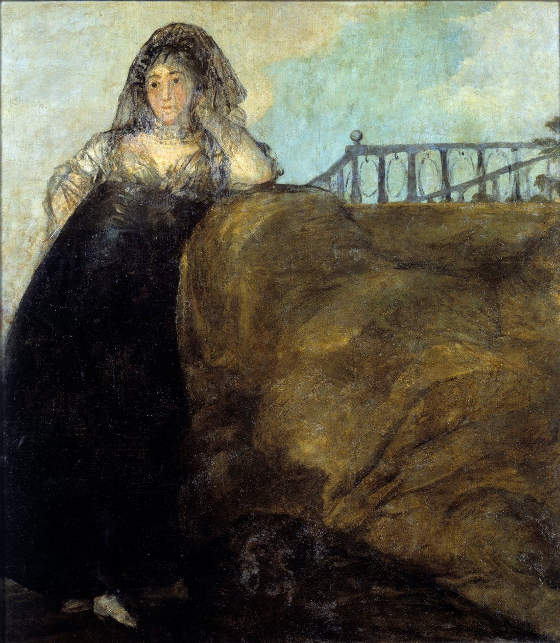 Manola, dona Leocadia Zorrilla Litografia Francisco de Goya (1746-1828) 1700-luvun Madrid, Prado-museo tekijältä Francisco de Goya