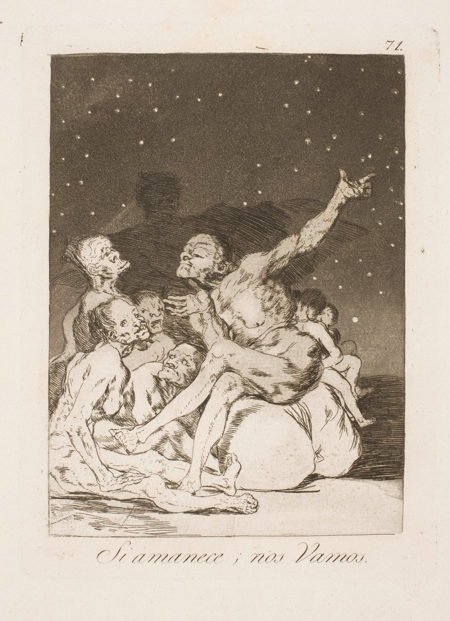 Aamunkoitteessa meidän on lähdettävä tekijältä Francisco de Goya