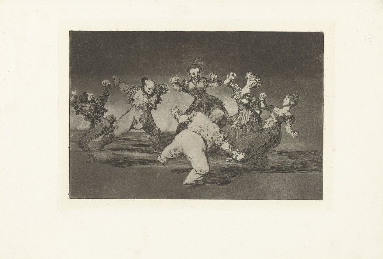 Iloinen typeryys Erilainen Alegre Los Disparates (The Follies) (sarjan nimi) Los Proverbios (Sananlaskut) (sarjan nimi) tekijältä Francisco de Goya