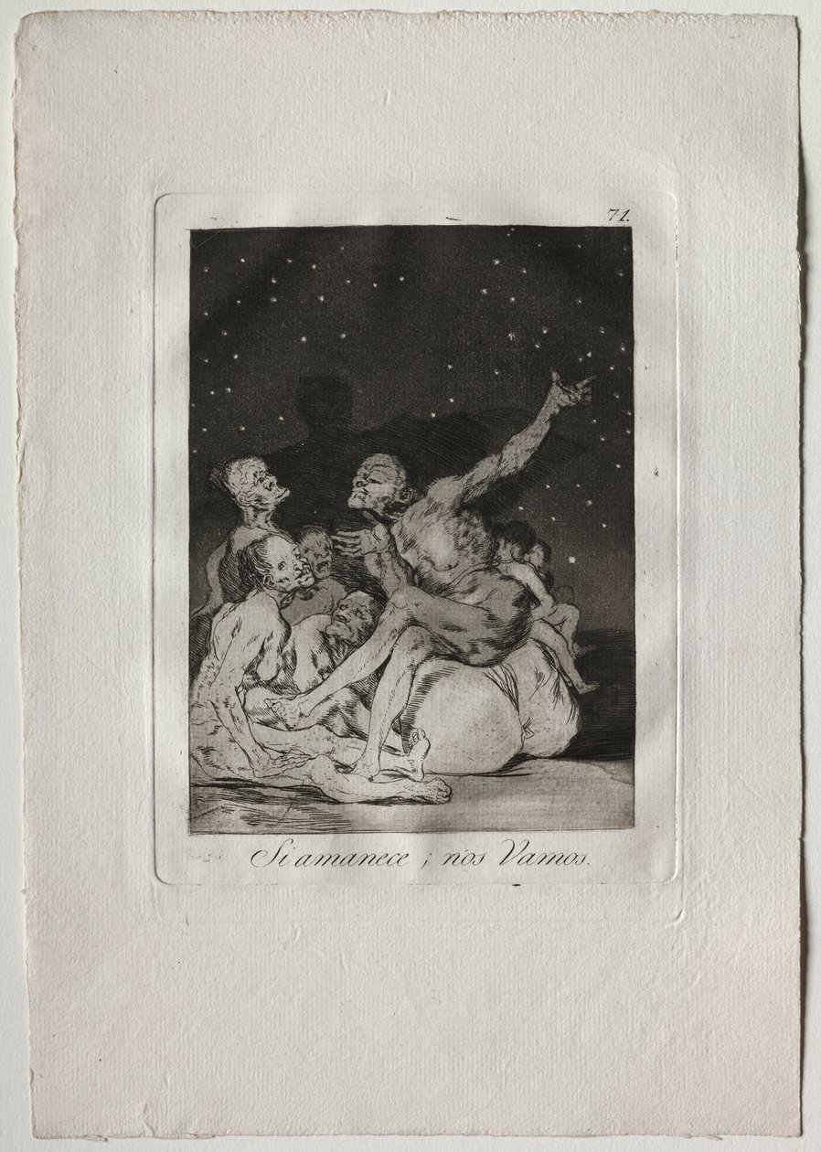 Kun päivä koittaa, olemme poissa tekijältä Francisco de Goya