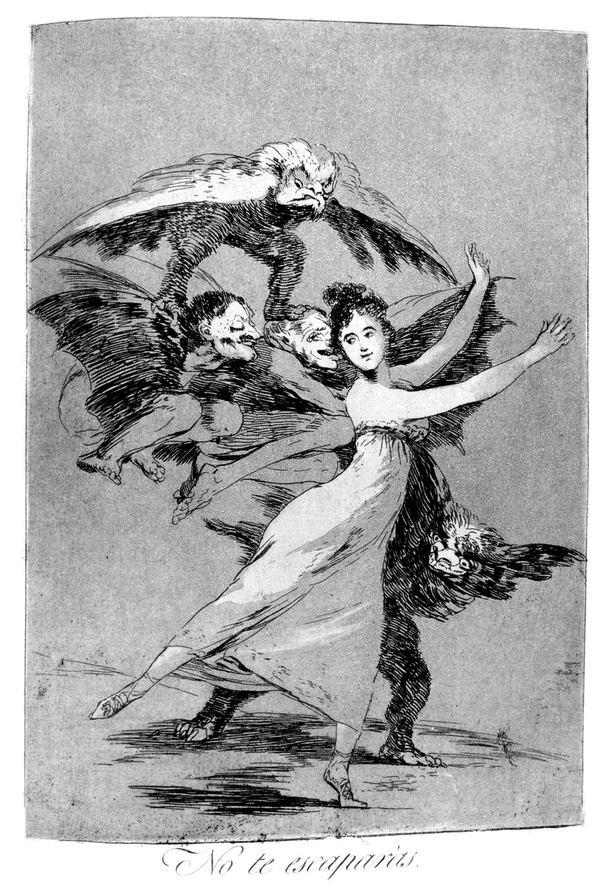 Et pakene, 1799 tekijältä Francisco de Goya