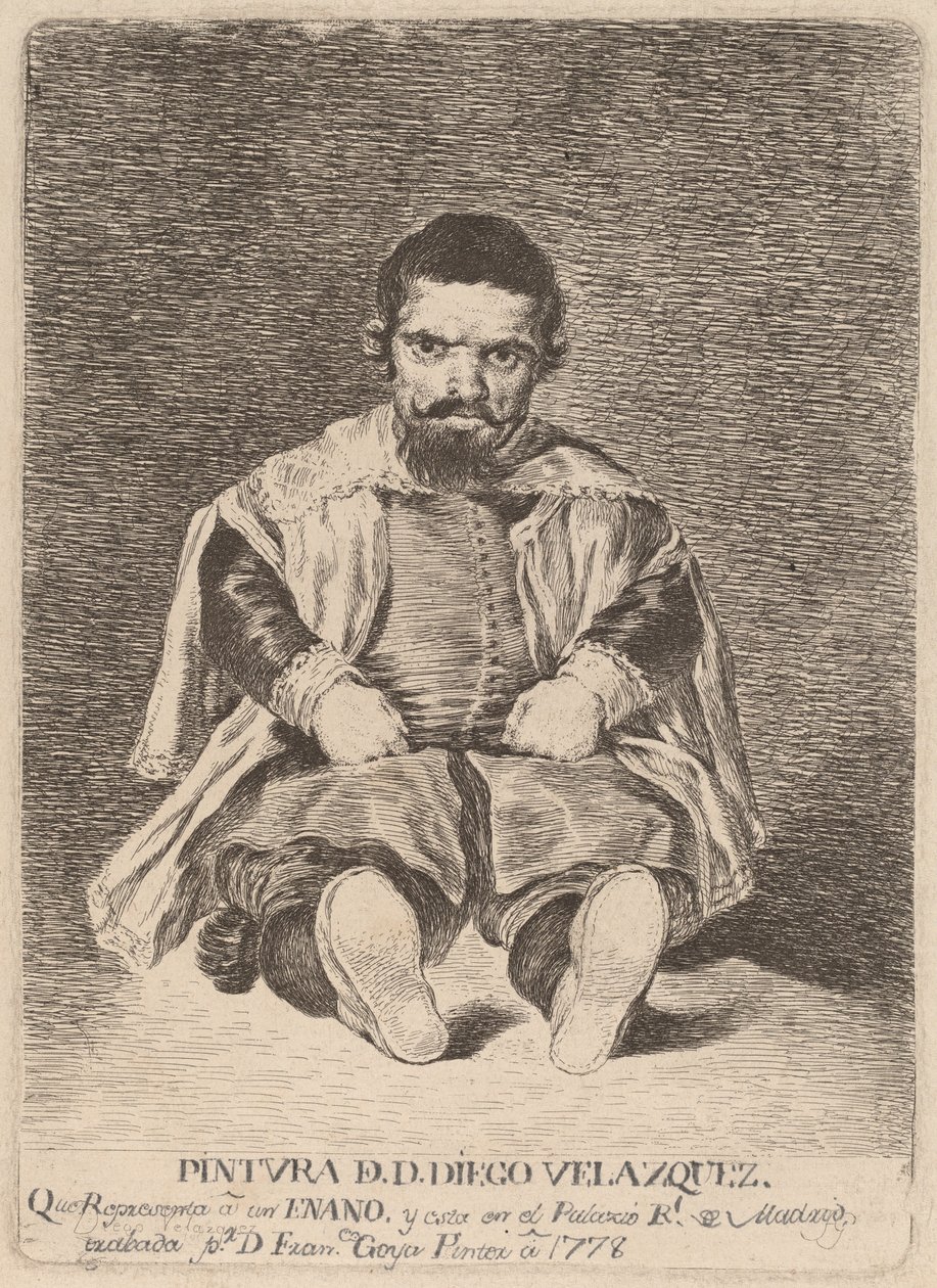 Kääpiö (Kääpiö) tekijältä Francisco de Goya after Diego Velázquez