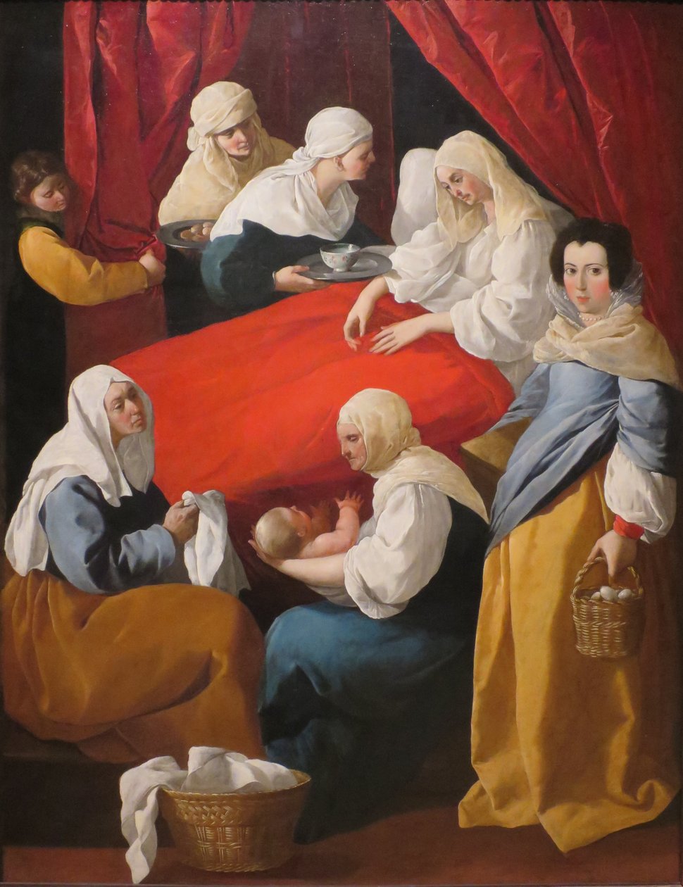 Neitsyen syntymä tekijältä Francisco de Zurbaran