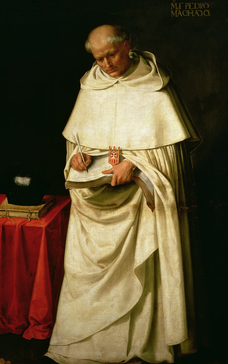 Veli Pedro Machado (d.1604) (öljy kankaalle) tekijältä Francisco de Zurbaran