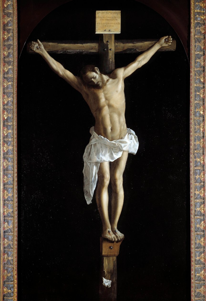 Kristus ristillä tekijältä Francisco de Zurbaran