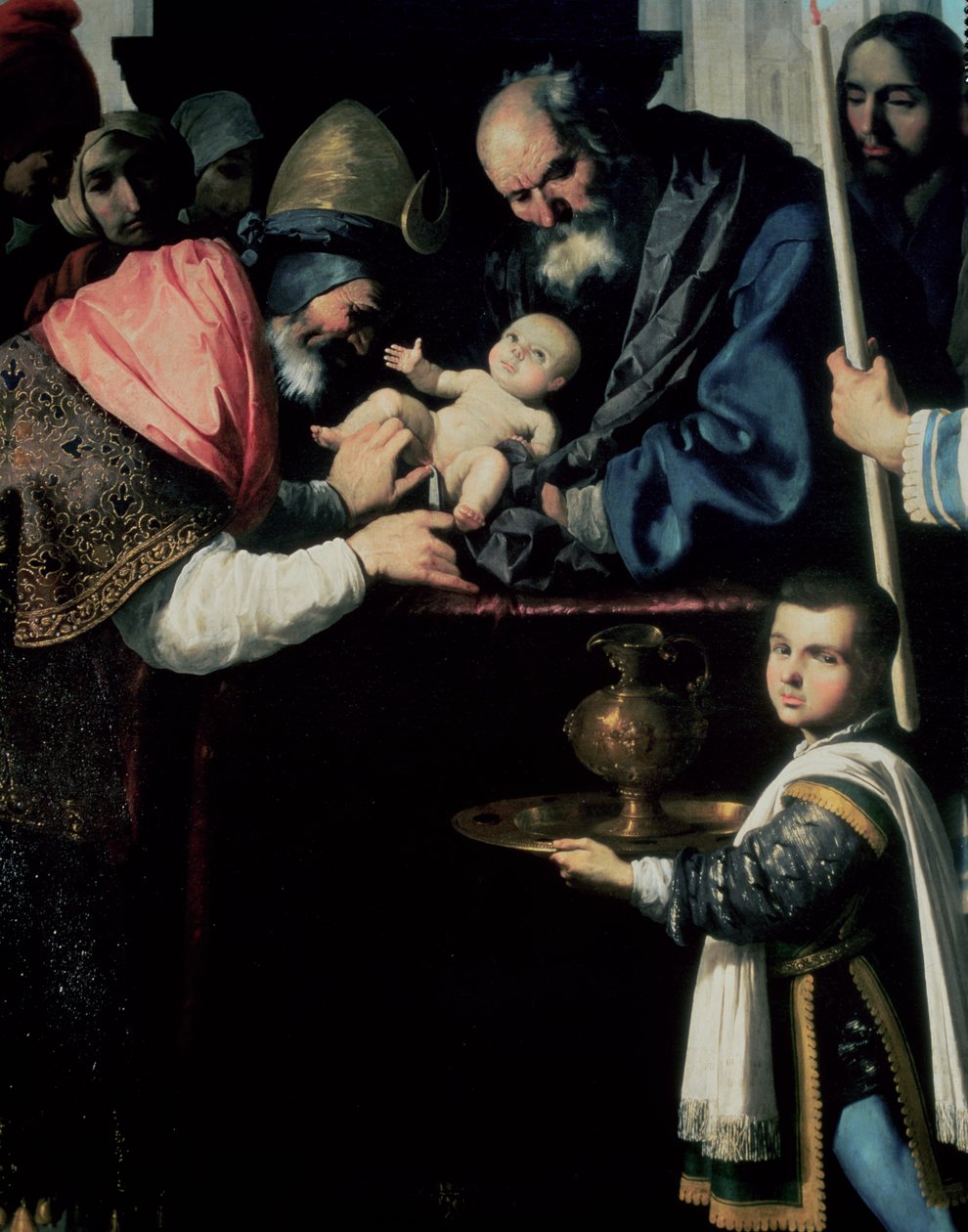 Kristuksen ympärileikkaus (yksityiskohta) tekijältä Francisco de Zurbaran