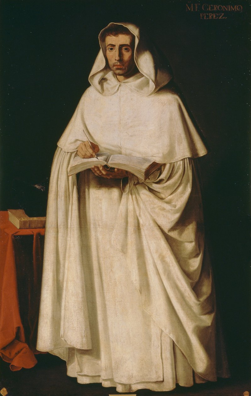 Pastori Jeronimo Perez, kirjoittanut Francisco de Zurbaran (1598-1664) tekijältä Francisco de Zurbaran