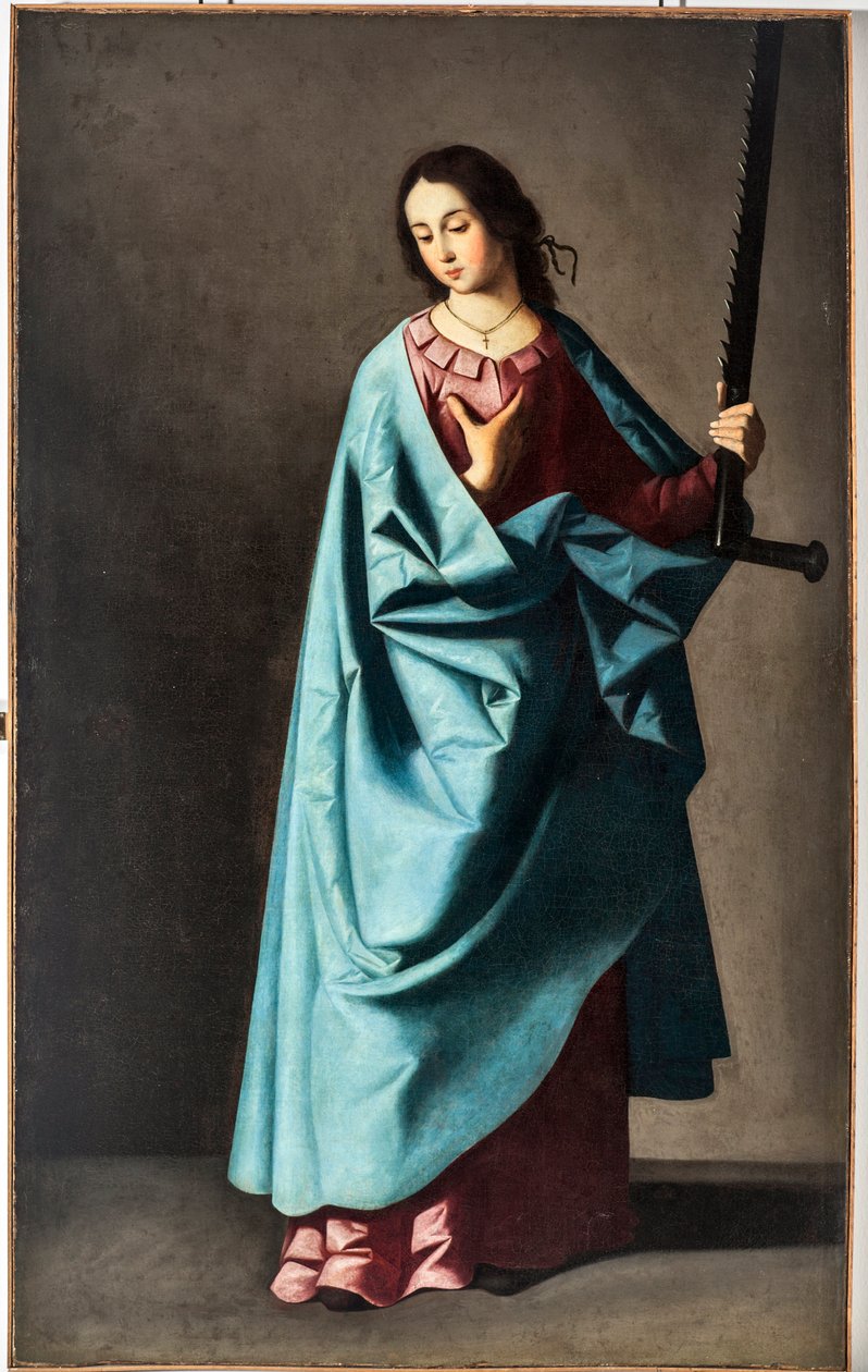 Suuri marttyyri Euphemia (öljy kankaalle tekijältä Francisco de Zurbaran