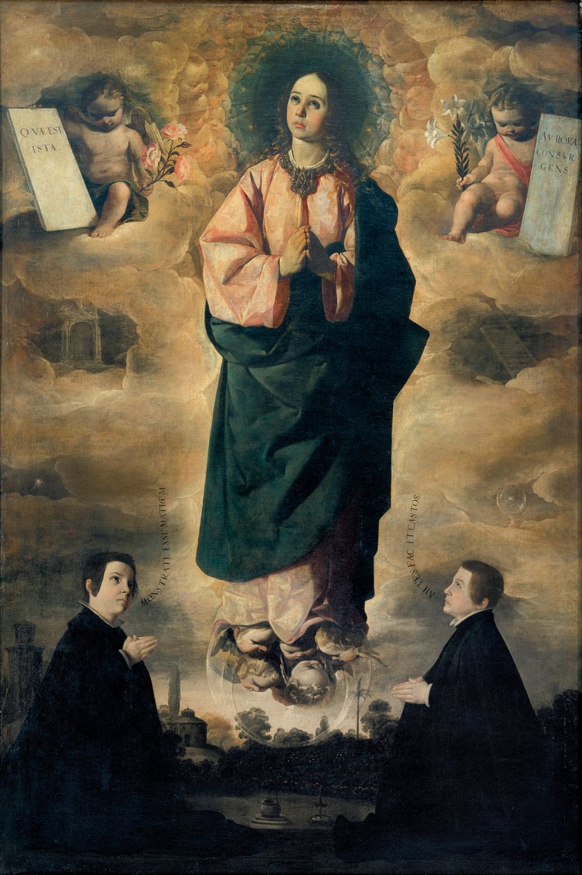 Immaculee-hedelmöitys - Immaculate Concept - Zurbaran, Francisco, de (1598-1664) - 1632 - Öljy kankaalle - 252x170 - Museu Nacional d