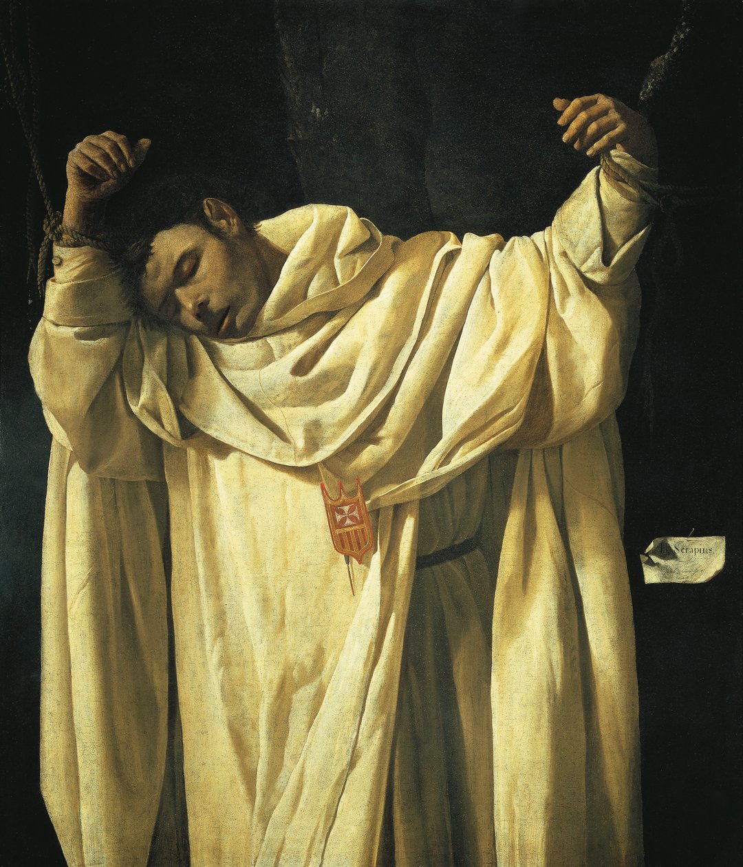 Pyhän Serapionin marttyyrikuolema tekijältä Francisco de Zurbaran