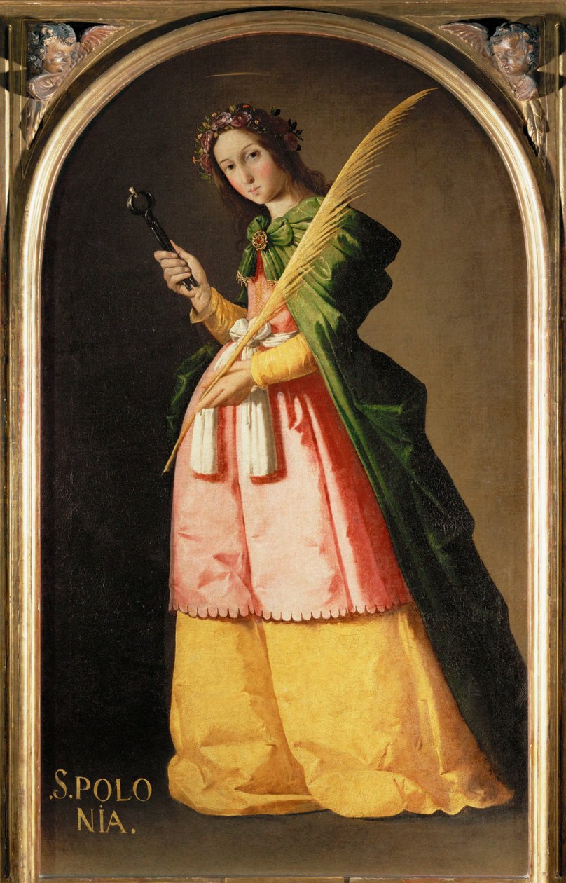 Pyhä Apollonia ... tekijältä Francisco de Zurbaran