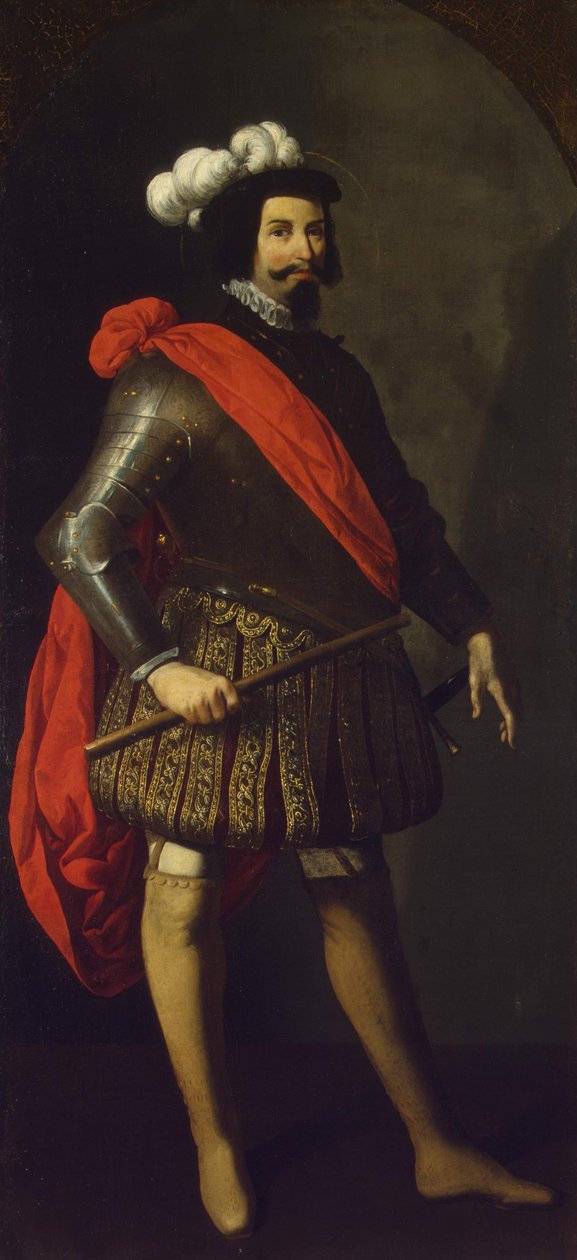 Pyhä Ferdinand III Kastilialainen, noin 1630-1634 tekijältä Francisco de Zurbaran