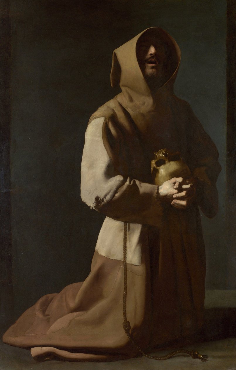 Pyhä Franciscus Assisilainen (Saint Francis of Assisi, os Giovanni di Pietro Bernardone tekijältä Francisco de Zurbaran